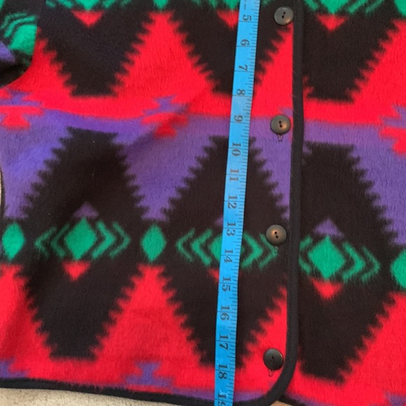 Vintage David Wayne Aztec Southwestern Cardigan long sleeve button native - Picture 5 of 7